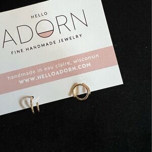 Adorn handmade Earrings. Never worn.